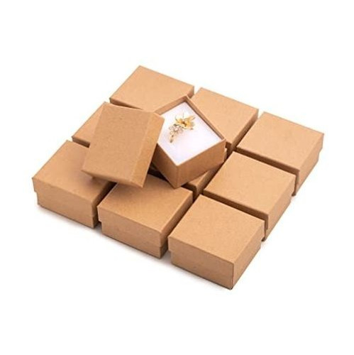 Caja De Regalo Para Anillos De Joyería, 50 Piezas, Cajas De 