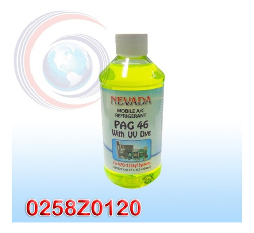 Aceite Refrig Pag (46) U/v P/nuevo Gas 1/2/3/4 (8 Onzas) Nev