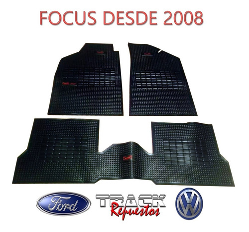 Imagen 1 de 7 de Cubre Alfombra Goma Habitaculo Vapren Ford Focus 2008 A 2015