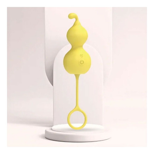 Bolas Kegel Lilo Con Vibración Térmicas - Recargables Color Amarillo
