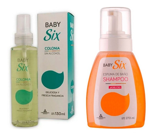 Pack Baby Six® Colonia + Espuma De Baño