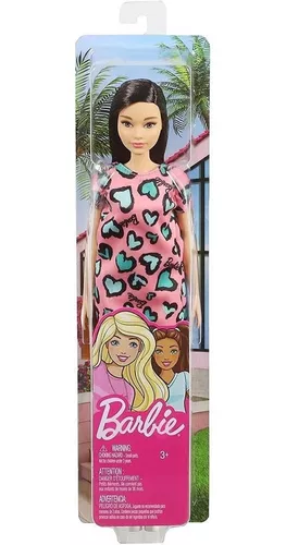 Acessórios para Boneca - Barbie Fashionista - Roupa - Vestido Rosa de  Coração - Mattel