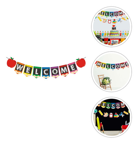 Banner De Papel De Boas-vindas, Diseño De Letras Para Decora