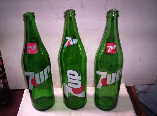 3 Botellas De Seven Up De 1 Litro