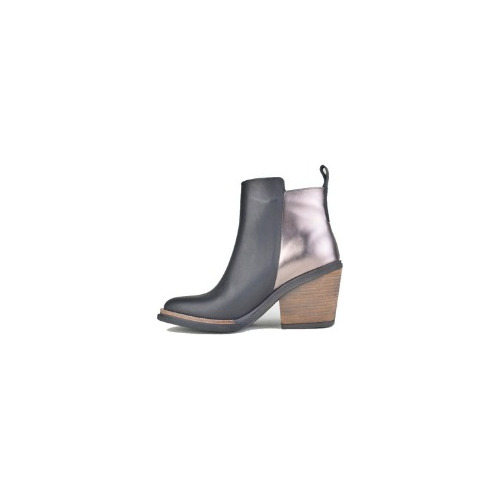 Imagen 5 de 7 de Botinetas Botas Botitas De Mujer De Cuero Kioto - Ferraro
