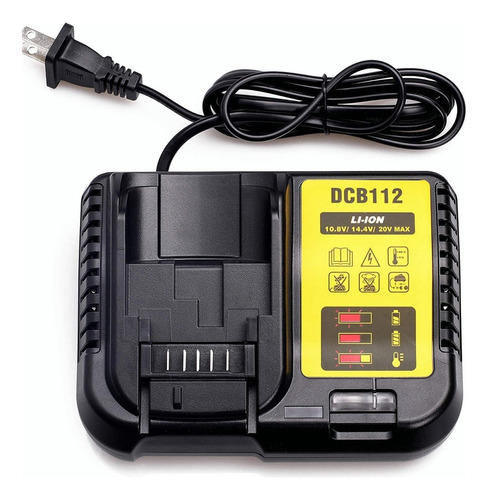 Cargador De Baterías De Litio Dewalt Dcb112 12v, 14.4v, 18v