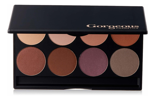 Gorgeous Cosmetics Everyday Beauty Eyeshadow Palette, 8 Tono