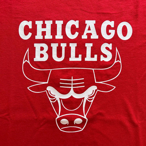 Remera Chicago Bulls Roja Moda Nba