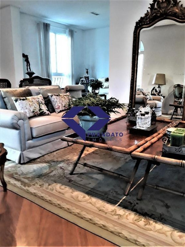 Imagem 2 de 15 de Apartamento Campo Belo Planta Quadrada 3 Suites 4 Vagas 226m² - Ap9373