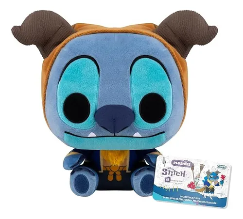 Funko Plushies - Stitch Como La Bestia - Lilo & Stitch Color Marrón Claro