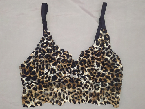 Corpiño Victoria's Secret/pink. Animal Print Talle Xs