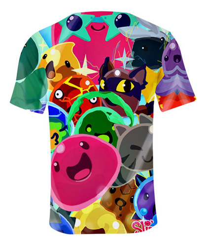 Xt Game Slime Rancher Camiseta Atigrado Y Traje De Limo Rosa