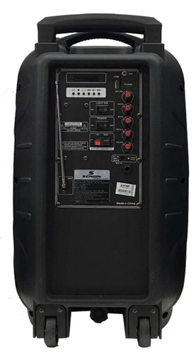 Bafle Potenciado 12 240w Bluetooth Usb Sd Bateria Luces Led