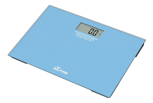 Balanza digital Silfab BE201 turquesa, hasta 150 kg