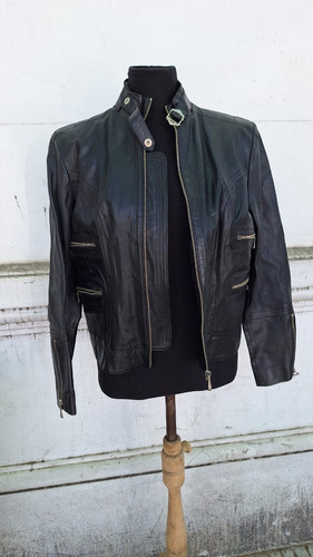 Campera De Cuero Carla Danelli (Usado)