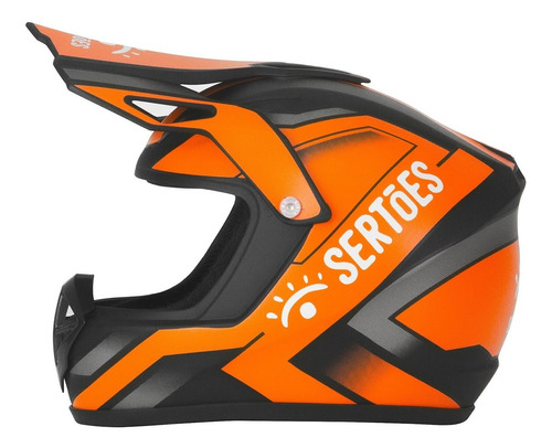 Mini Capacete Personalizado Sertões Para Enfeite Decorativo Cor Grafite - laranja Fosco Desenho Solid Tamanho do capacete Único
