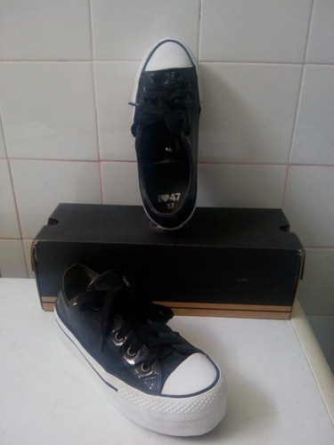 Zapatillas Con Plataforma 47 Street Nro 37