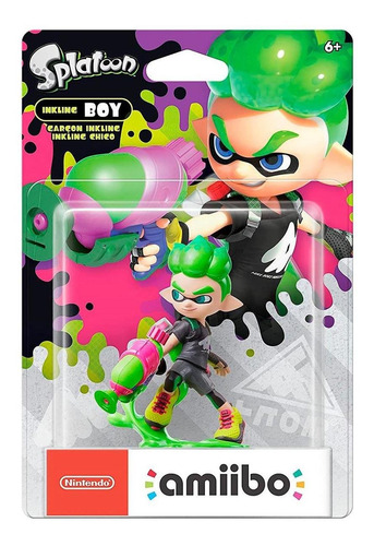 Amiibo Series Splatoon Switch Inkling Boy Verde Green