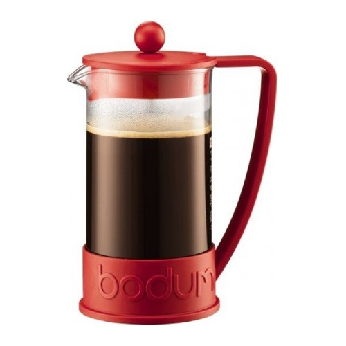 Cafetera Bodum Brazil Roja 8poc D10938-294 Bazarnet