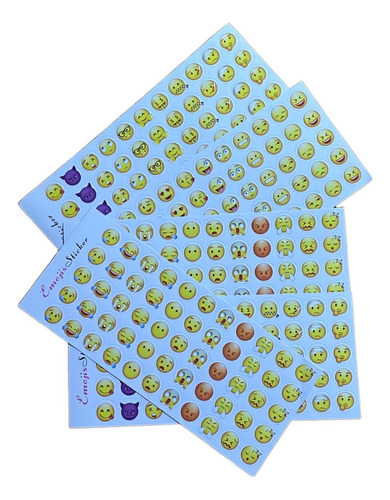 275 Pzs Emojis Carita Expresiones Faciales Reusable Stickers