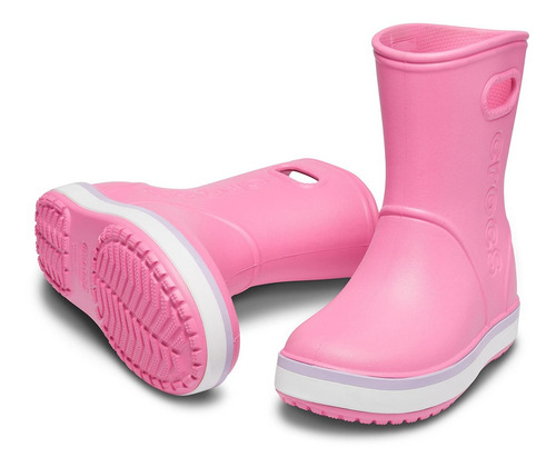 Imagen 4 de 5 de Botas De Lluvia Crocs Rosado