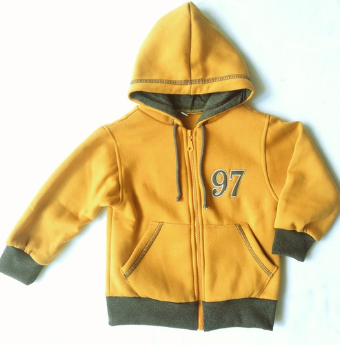 Campera Tiki Deportiva Niño Infantil Mostaz Talles2 Al16