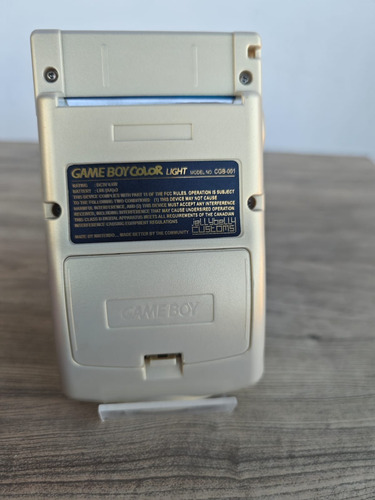 Gameboy Color - Ips Tft2.2 Dourado Amarelo (Usado)