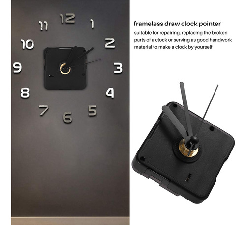 Mecanismo De Reloj Con Manecillas Cortas, Esfera Máxima De 4