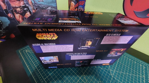 Caixa Videogame Multi Mega Sega Cdx Ótima Qualidade