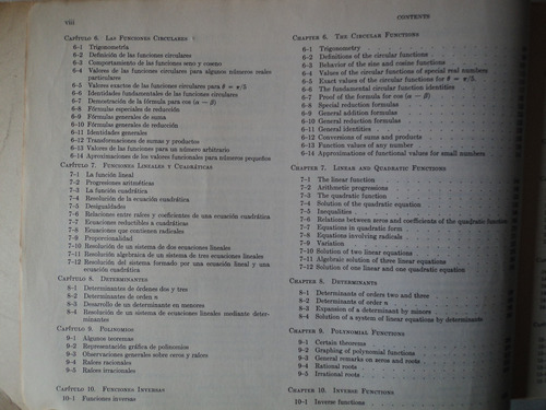Álgebra Y Trigonometría Modernas - Elbridge P. Vance, 1965. (Usado)
