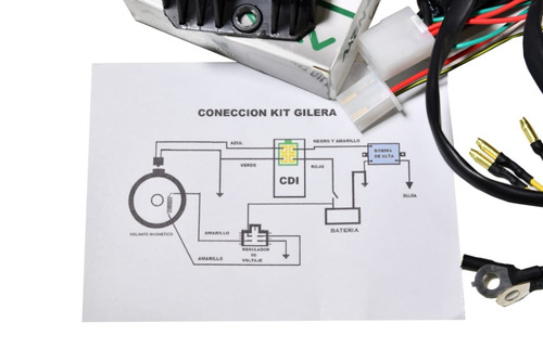 Kit Generador Universal Para Gilera 200 Con Cdi Y Bobina