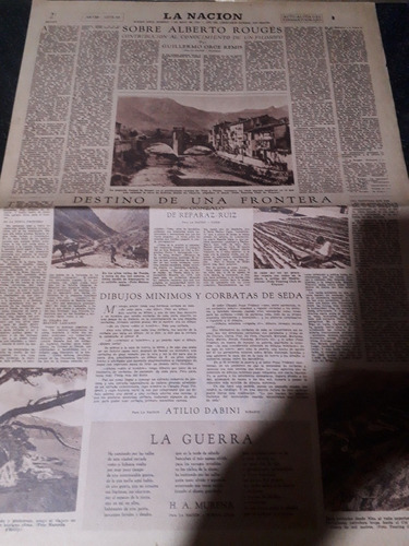 Diario La Nación 07 5 1950 Buenos Aires Austria Zavattini 