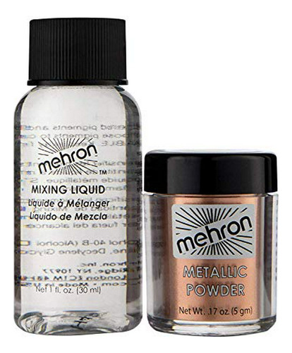 Maquillaje En Polvo - Mehron Makeup Metallic Powder (.17 Oz)