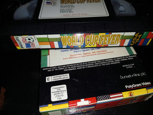 World Cup Fever Usa 94!! En Vhs Clásico De Colección!! (Usado)