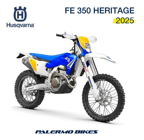 Moto Enduro Husqvarna Fe 350 Heritage 2025 0km Palermo Bikes
