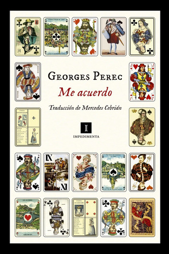 Me Acuerdo Georges Perec (editorial Impedimenta) Nuevo