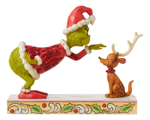 Enesco Jim Shore - Figura De Reno De Dr. Seuss The Grinch Pe