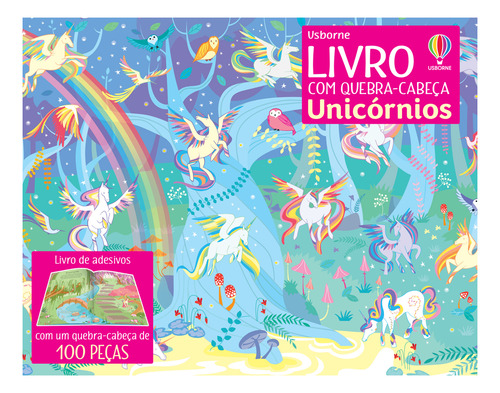 Unicórnios: Livro Com Quebra-cabeças