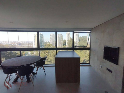 Imagem 4 de 30 de Apartamento Com 3 Dormitórios Para Alugar, 193 M² Por R$ 15.000/mês - Panamby - São Paulo/sp(ed) - Ap1199