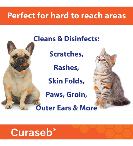 Toallitas Bexley Labs Curaseb Con Clorhexidina Para Perros Y