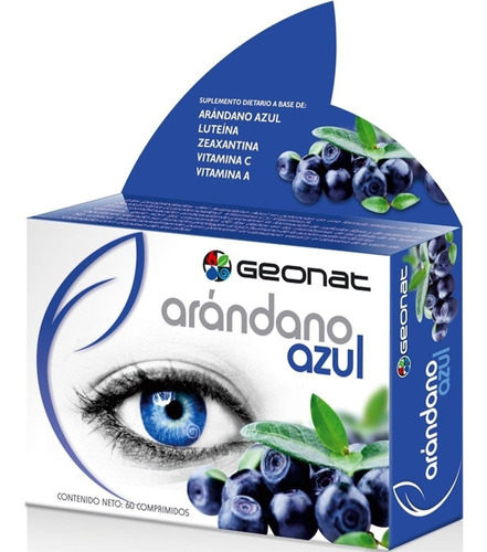 Arandano Azul Antioxidante Ocular X 60c Geonat Provefarma