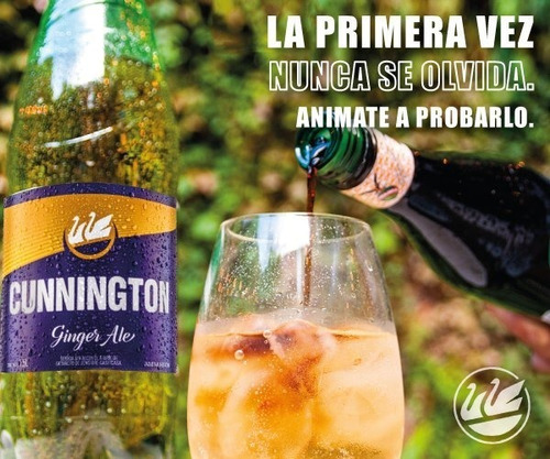 Agua Cunnington Ginger Ale 1.5 Litros Gaseosa X6 Unidades