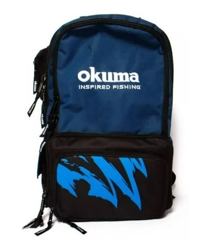 Mochila Para Pesca Okuma + 4 Cajas Señuelo