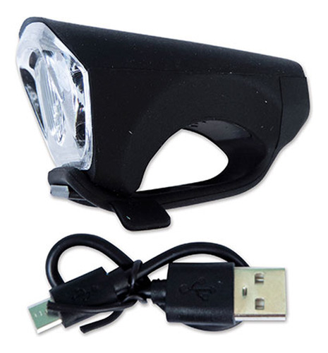 Luz Delantera Bicicleta Bigger Rigel Recarga Usb Bike Club