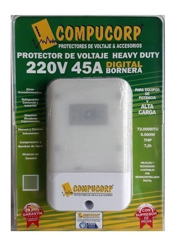 Protector Bornera 200v 45a Compucorp. Pro-23