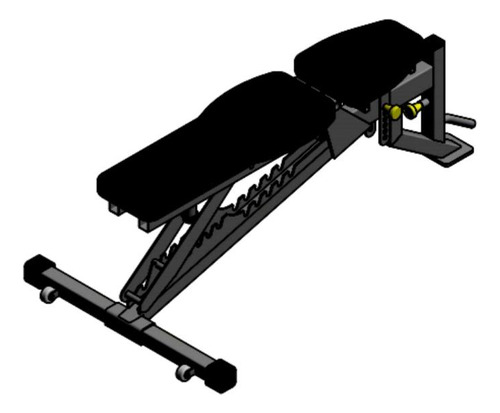 Plano Para Fabricar Maquina De Gym. Banco Multiangular Mod2