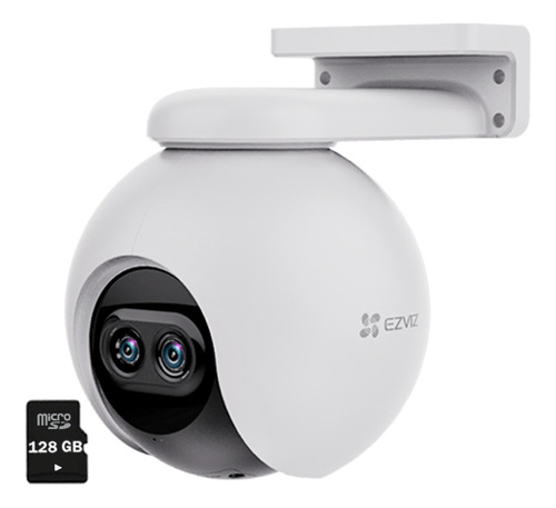 Cámara Wifi C8pf Full Hd Ezviz Lente Inteligente + Sd 128gb