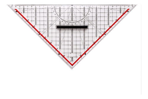 Regla Triangular De Dibujo De 30 Cm Diseño De Dibujo Multifu