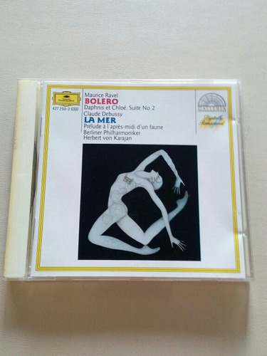 Maurice Ravel Bolero Claude Debussy La Mer Cd Alemania Frp 