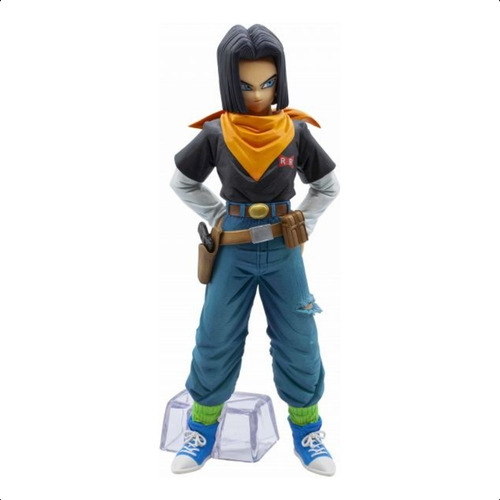 Boneco Android Numero 17 Action Figure 24cm Pvc Dragon Ball